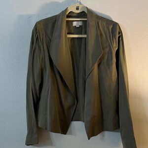LOFT Women's Dark Green Blazer